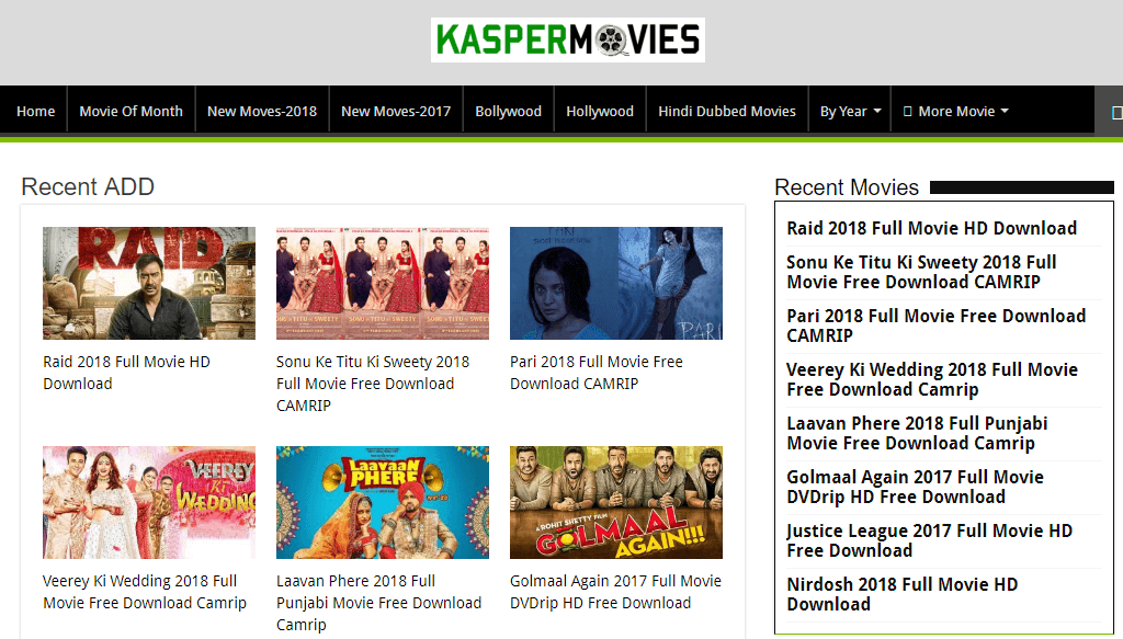 best websites for movie download